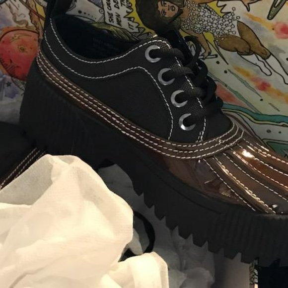 Jeffrey Campbell - Mallard NS Platform Lug Patent Multi - New in Box - SZ 6.5 - Picture 6 of 12